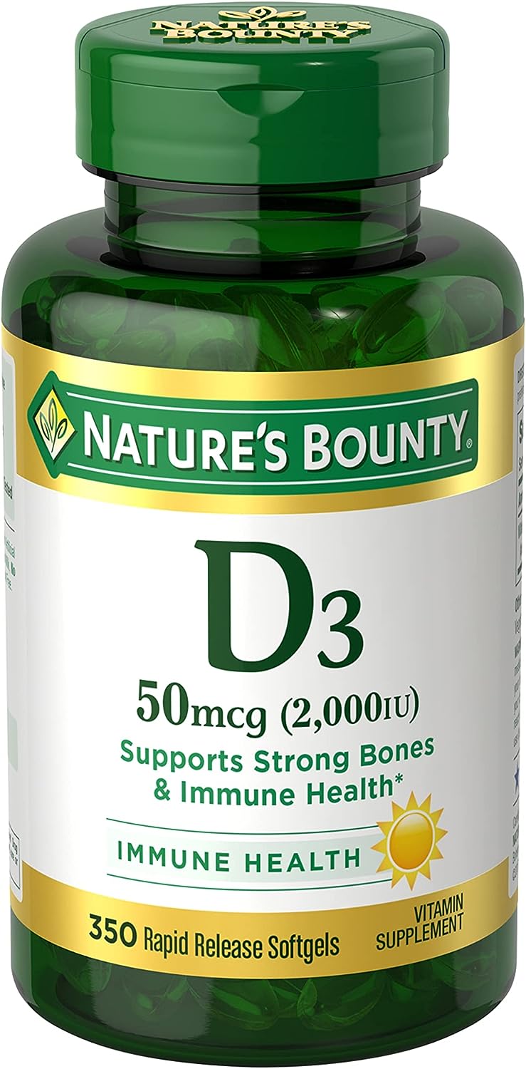 Nature’s Bounty Vitamin D Softgels Review