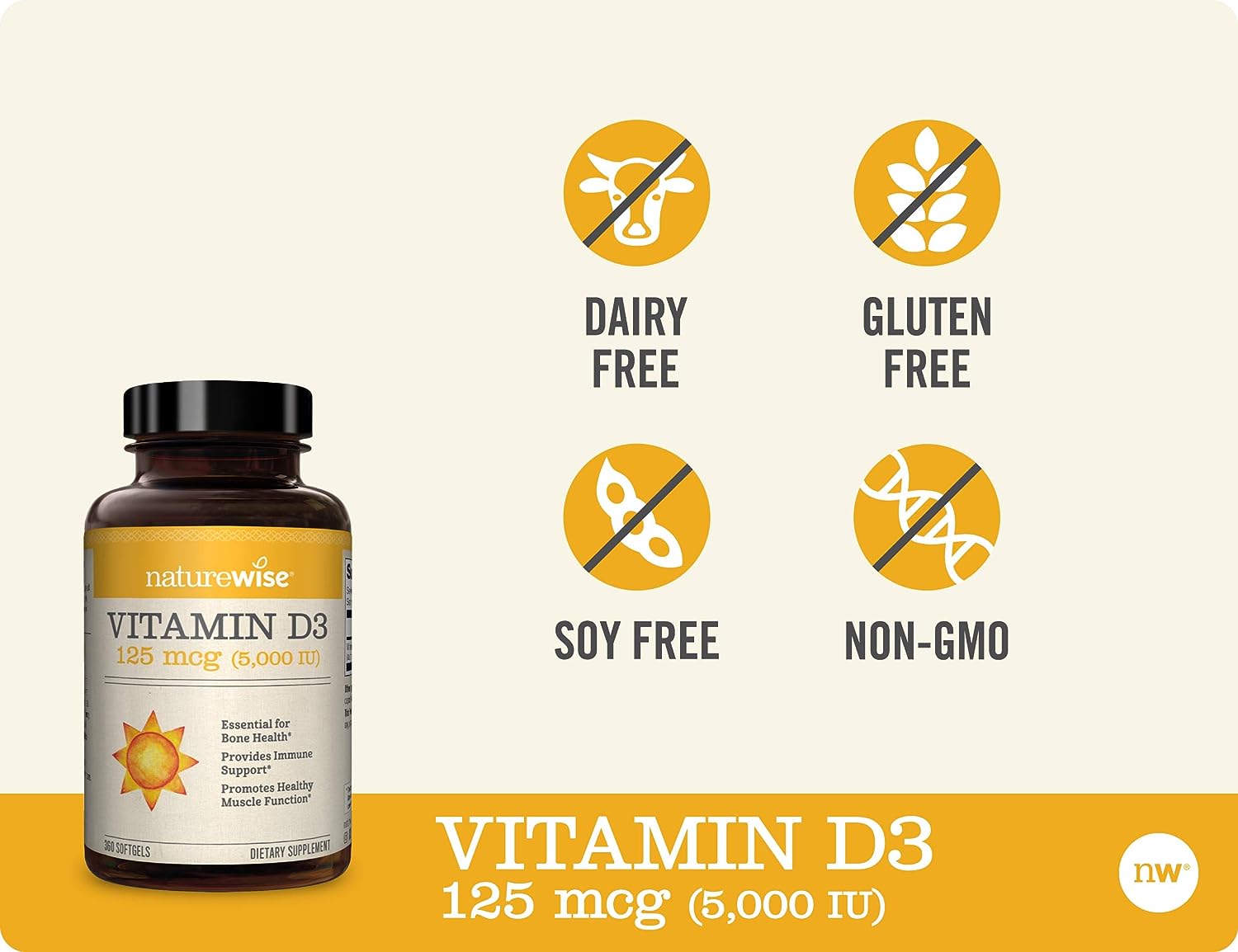 NatureWise Vitamin D3 5000iu Review