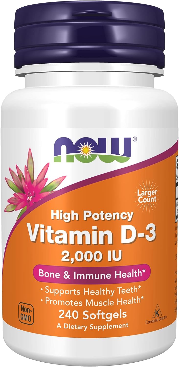 NOW Supplements Vitamin D-3 2,000 IU Softgels Review